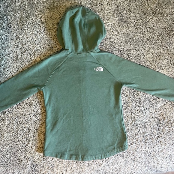 WOMENS THE NORTH FACE ZIP UP HOODIE GOBLIN BLUE - Picture 3 of 6